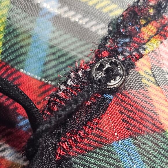 J. Crew Cinched-Waist Dress Stewart Tartan Holiday Plaid Size S - Picture 7 of 12